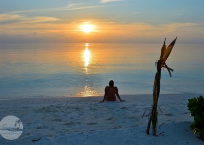 Sonnenuntergang am Strand