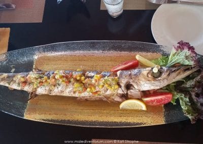 Veligandu Abendessen
