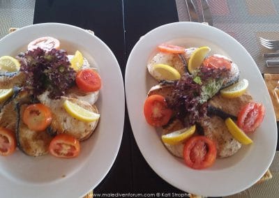 Veligandu Abendessen
