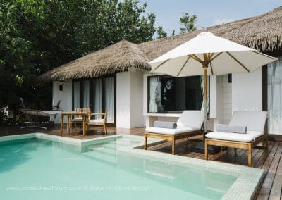 Noku Maldives Beach Pool Villas