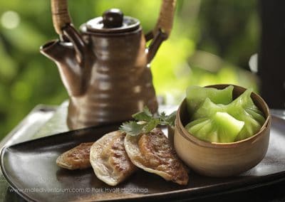 Park Hyatt Maldives Hadahaa Dumplings
